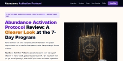 abundance-activation.com Review